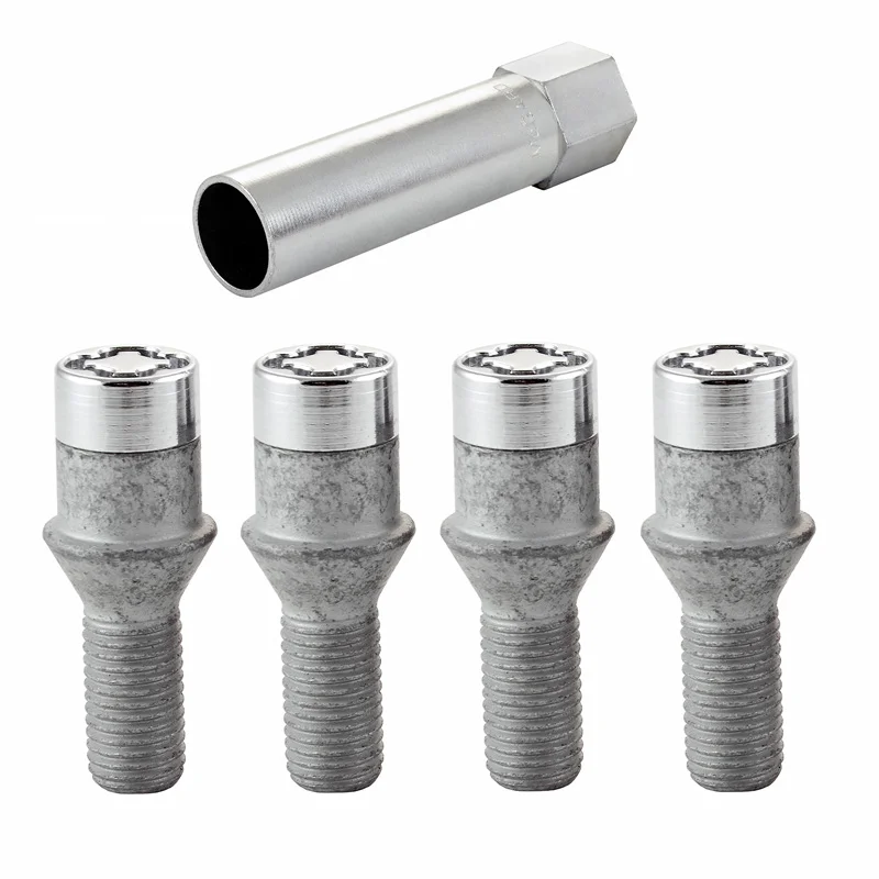 McGard HEX/Tuner Slotboutenset M12x1.50 - Konisch - Lengte 24mm (17mm kop)