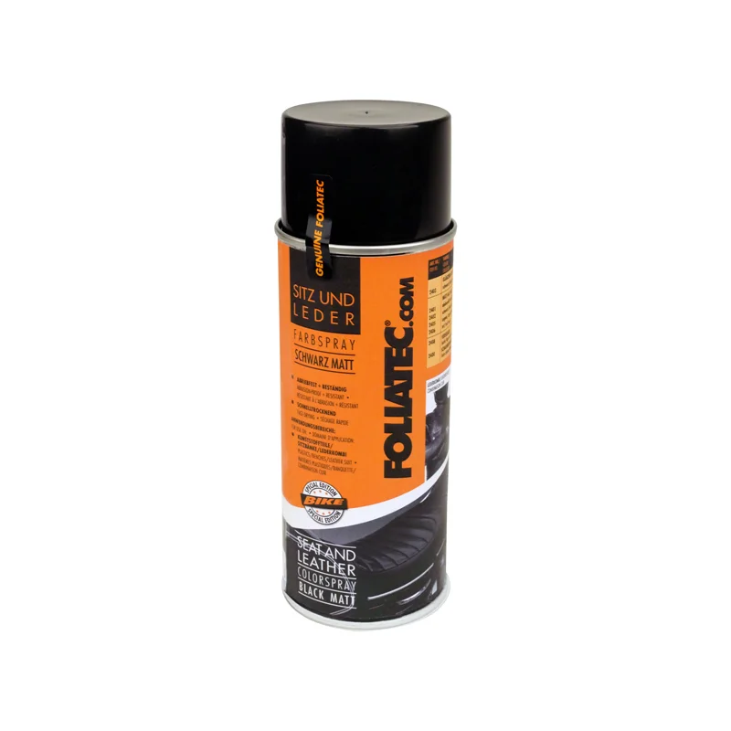 Foliatec Seat & Leather Color Spray – mat zwart 1x400ml