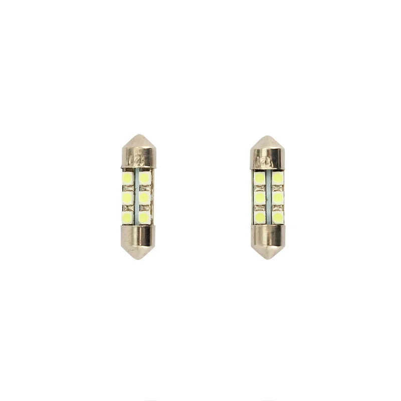 AutoStyle 6Q LED/SMD Festoon Lampen Wit 31x10mm Set a 2 stuks