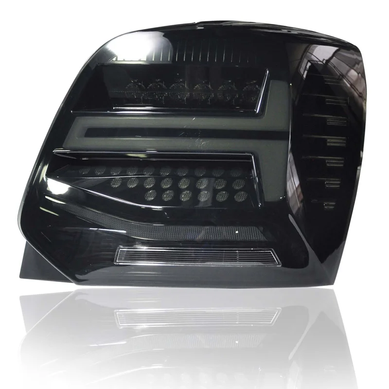AutoStyle Set LED Achterlichten passend voor Volkswagen Polo 6R/6C 2009-2017 – Zwart – incl. Dynamic Running Light