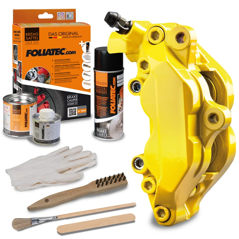 Foliatec Remklauwlakset - speed geel - 3 Componenten