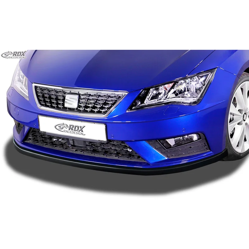 RDX Voorspoiler passend voor Seat Leon 5F SC/5-deurs/ST Facelift 2017-2020 excl. FR/Cupra (ABS zwart glanzend)