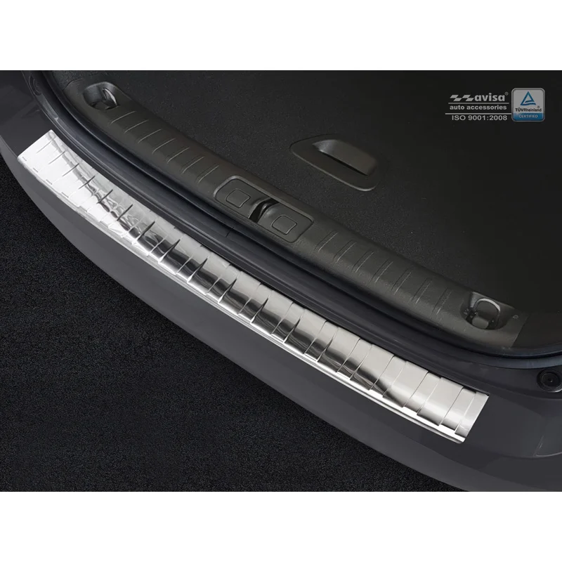 Avisa RVS Achterbumperprotector passend voor Fiat Tipo SW 2016-2020 & FL 2020- + Tipo SW Cross 2022- - Zilver