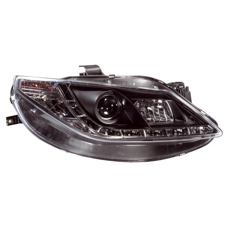 AutoStyle Set Koplampen incl. DRL passend voor Seat Ibiza 6J 3/5-deurs 2008-2012 – Zwart