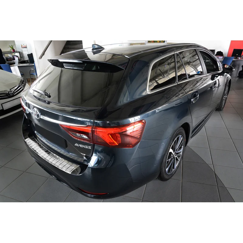 Avisa RVS Achterbumperprotector passend voor Toyota Avensis III Wagon Facelift 2015- - Zilver