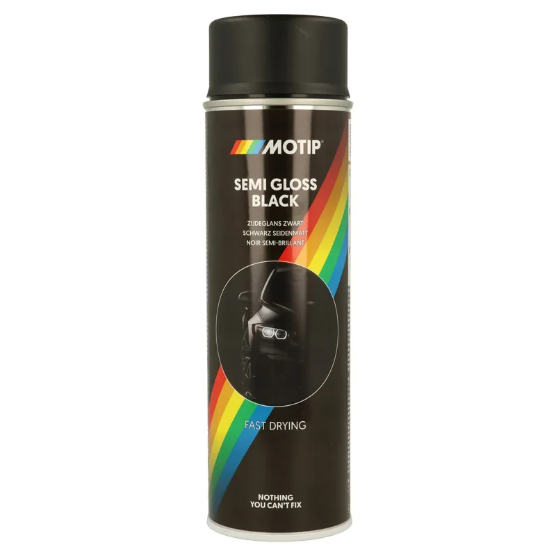 Motip Rallye Lak - Zwart zijdeglans - 500ml