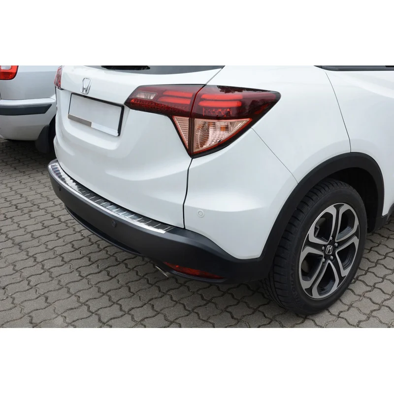 Avisa RVS Achterbumperprotector passend voor Honda HR-V 2015-2018 & FL 2018- Excl. HR-V 2020 Sport - Zilver