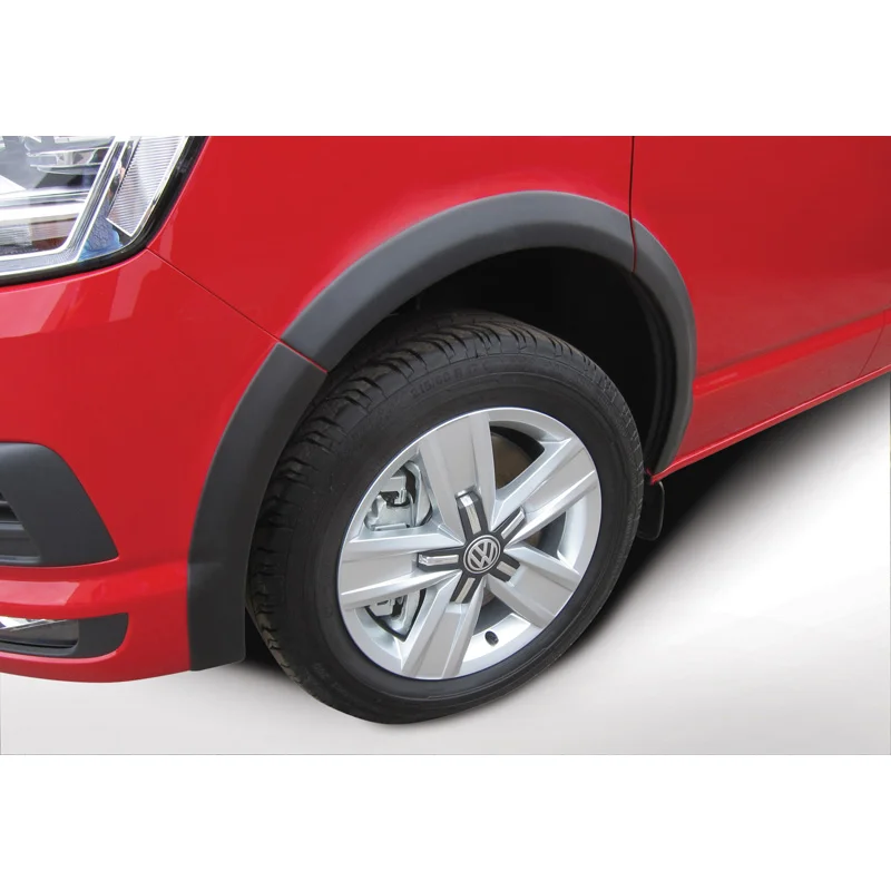 RGM Set spatbordverbreders passend voor Volkswagen Transporter T6 2015- Lange wielbasis – alle modellen – Zwart