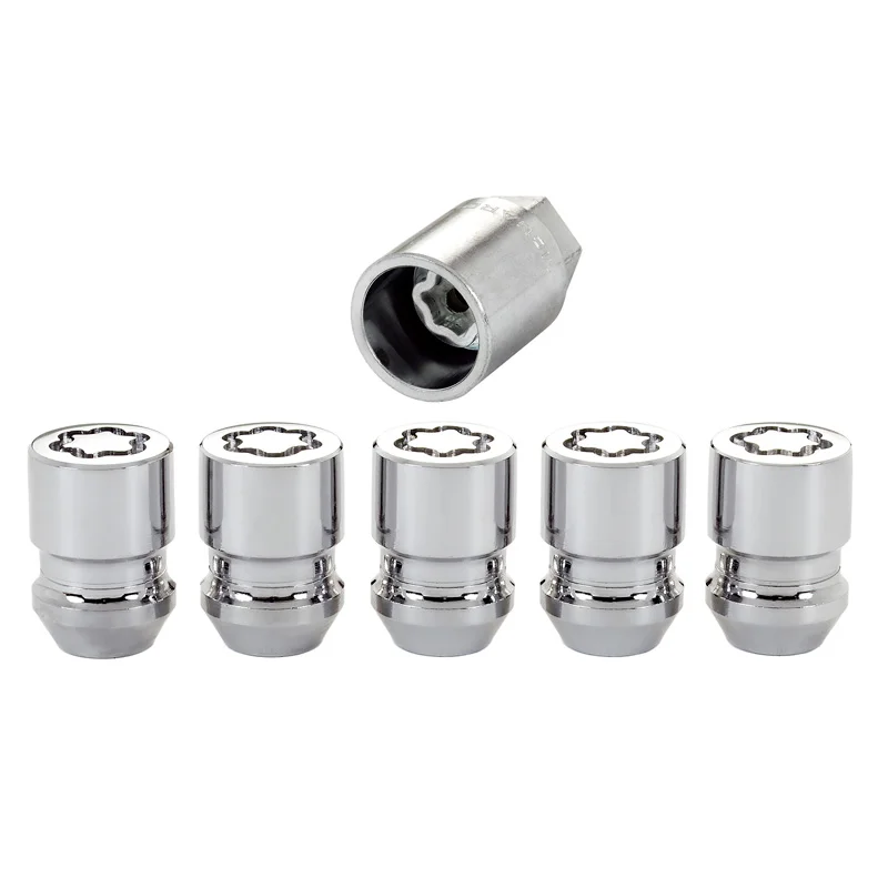 McGard Slotmoerenset 5-delig M12x1.50 - Konisch - Lengte 32.5mm (21mm kop)