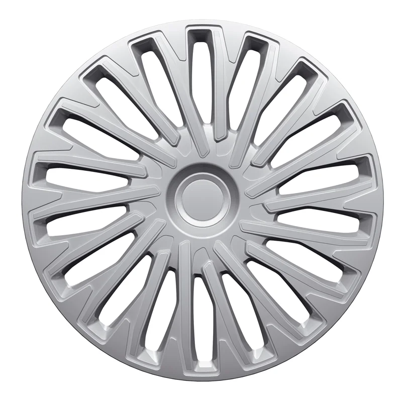 AutoStyle 4-Delige Wieldoppenset Soho 14-inch zilver