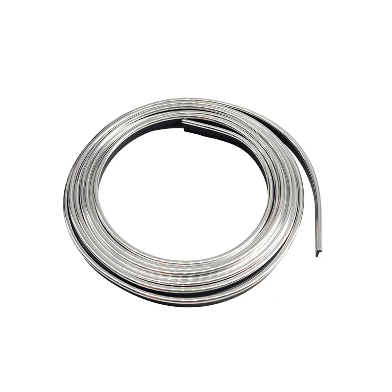 Simoni Racing Interieur Sierlijst Chroom - Zilver - 3 meter