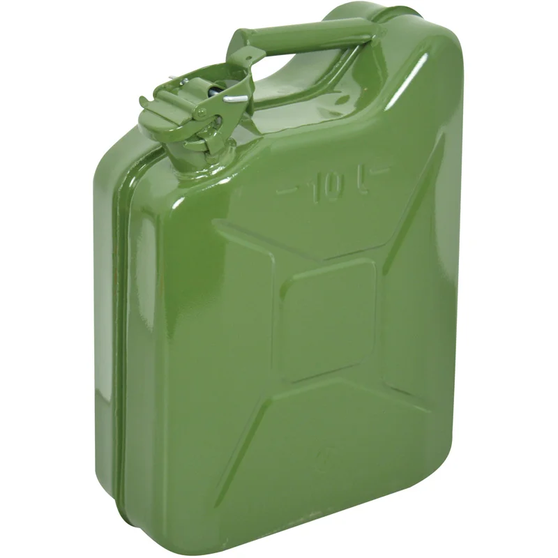 Carpoint Benzinekan / Jerrycan 10L groen metaal UN-keur