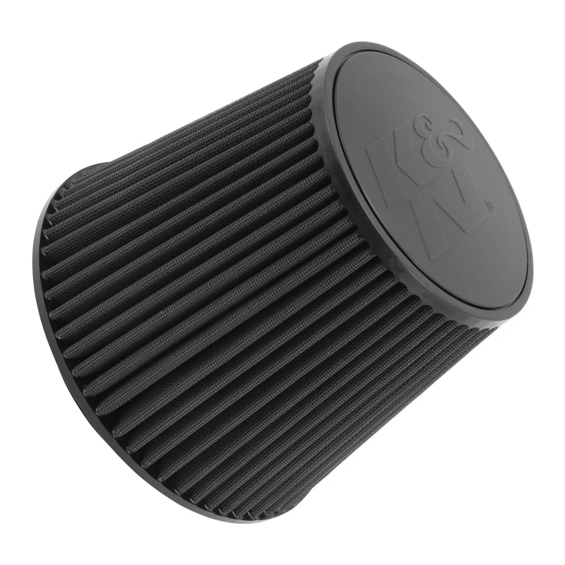 K&N Universeel Dryflow Zwart Luchtfilter Synthetisch Luchtfilter Conisch 152mm aansluiting, 229mm onder, 168mm top, 190mm hoogte (RU-5177HBK)