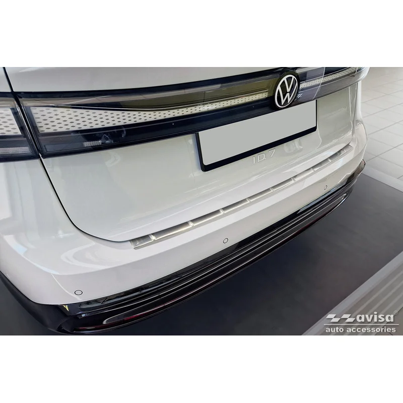 Avisa RVS Achterbumperprotector passend voor Volkswagen ID.7 2023- - Zilver