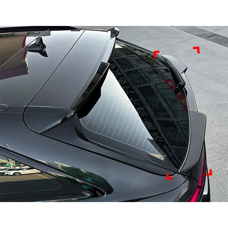 AutoStyle Onderste achterspoiler passend voor Audi A6 (C8) Avant 2018-2024 (ABS Glanzend zwart)