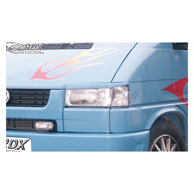RDX Koplampspoilers passend voor Volkswagen T4 1991- (rechte koplamp) (ABS)