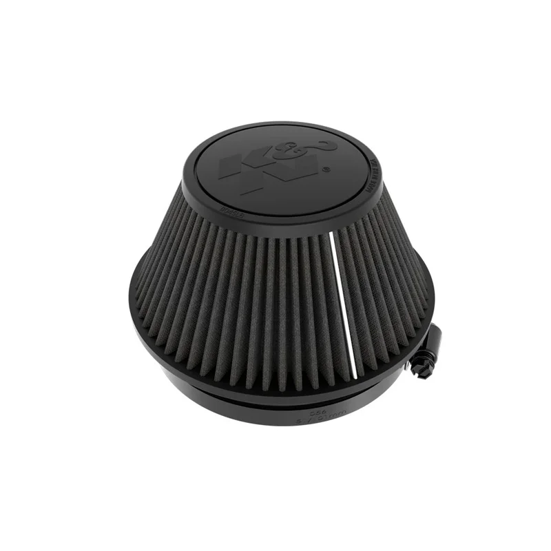 K&N Universeel Dryflow Zwart Luchtfilter Conisch 152mm aansluiting, 191mm onder, 114mm top, 102mm hoogte (RU-3129HBK)