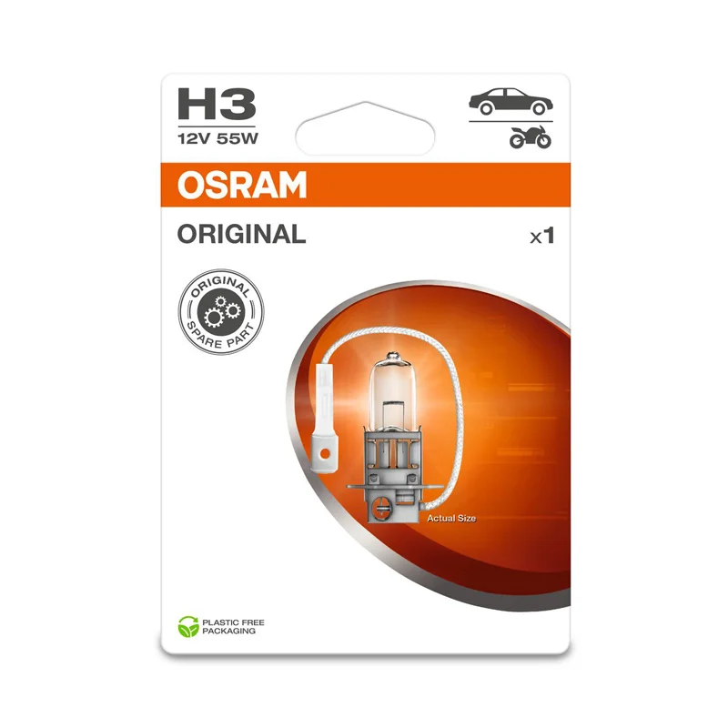 Osram Original Halogeen lamp – H3 – 12V/55W – per stuk