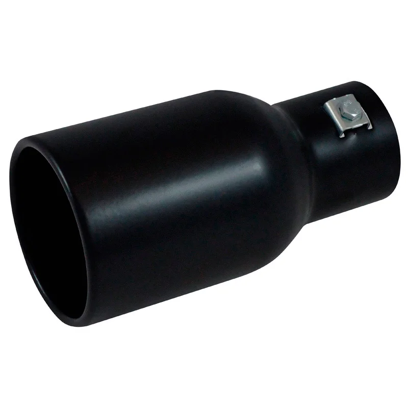 AutoStyle Uitlaatsierstuk Staal/Zwart - rond 94mm - lengte 180mm - 44-57mm aansluiting