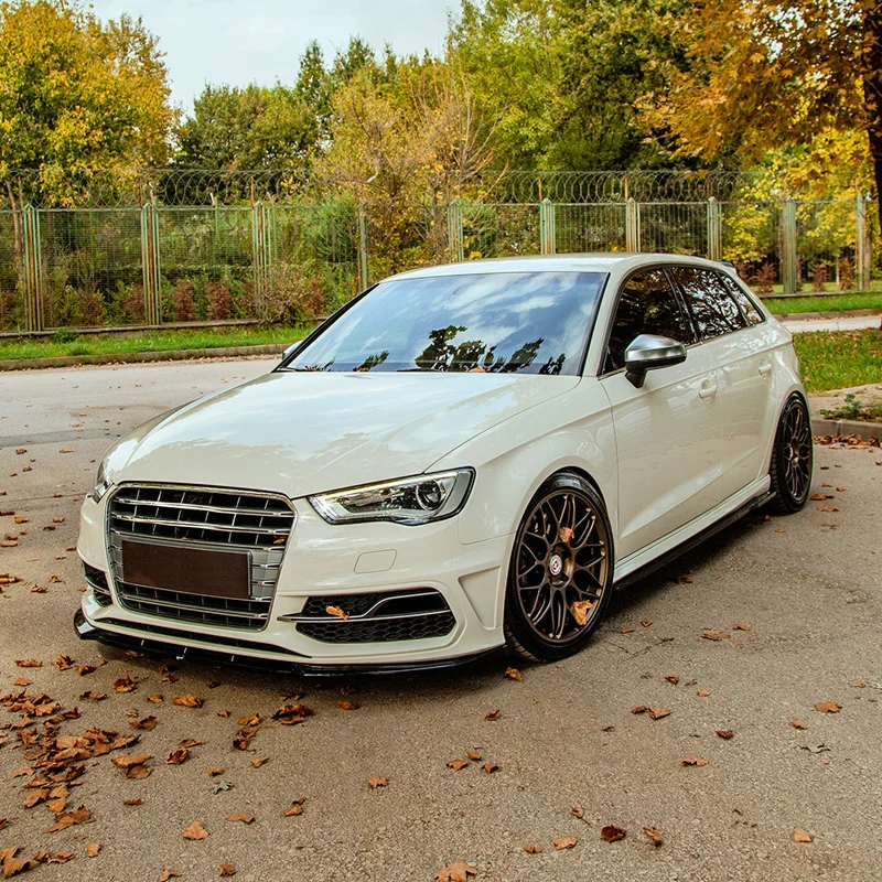 Oneway Complete bodykit passend voor Audi S3 Sportback 8V 2013-2016 – Glanzend zwart