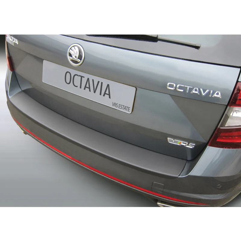 RGM ABS Achterbumper beschermlijst passend voor Skoda Octavia III FL RS Kombi 2017-2020 Zwart