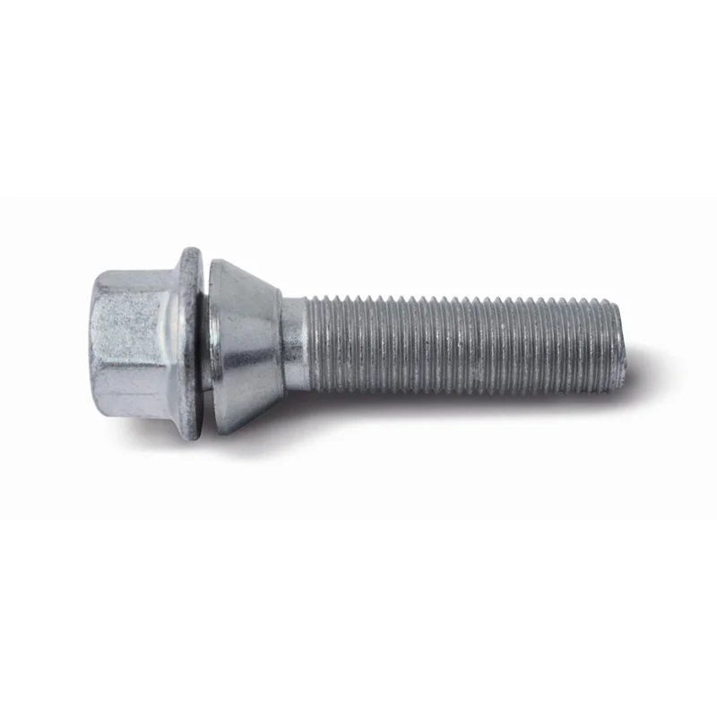 H&R Wielbout konisch met beweegbare ring M14x1.50 - Lengte 43mm (Bv. passend voor BMW, Volvo)