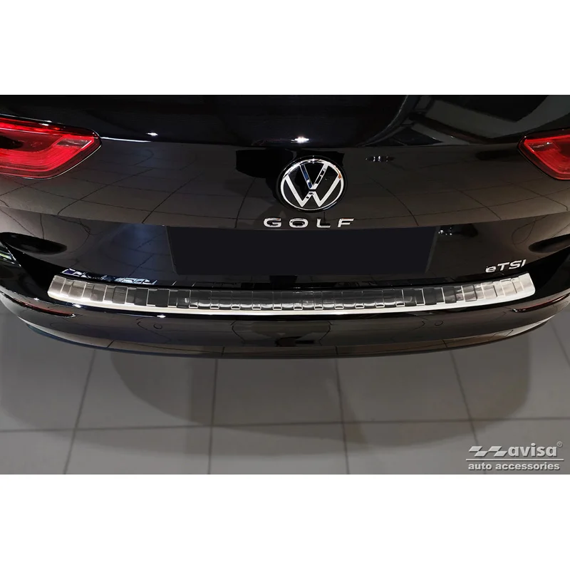 Avisa RVS Achterbumperprotector passend voor Volkswagen Golf VIII Variant 2020-2024 & FL 2024- - Zilver