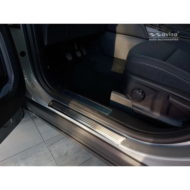 Avisa RVS Instaplijsten passend voor Ford Kuga III 2019-2024 & FL 2024- 'Lines' - 4-delig