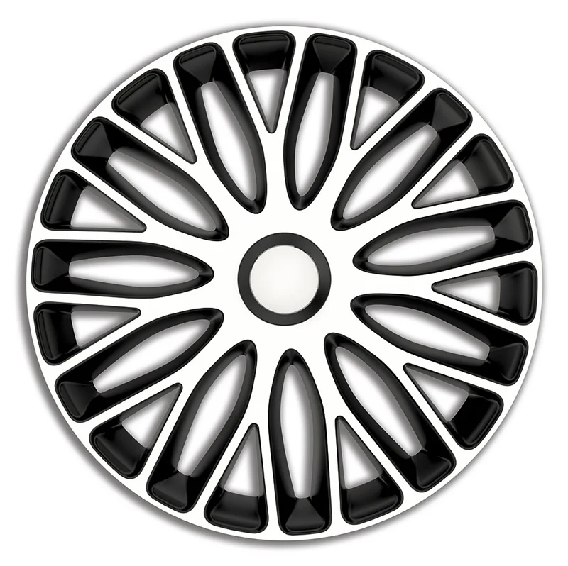AutoStyle 4-Delige Wieldoppenset Mugello 14-inch wit/zwart
