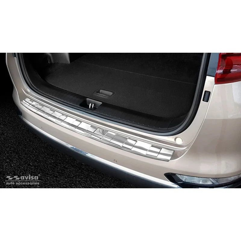Avisa RVS Achterbumperprotector passend voor Kia Sportage IV Facelift 2018-2021 - Zilver