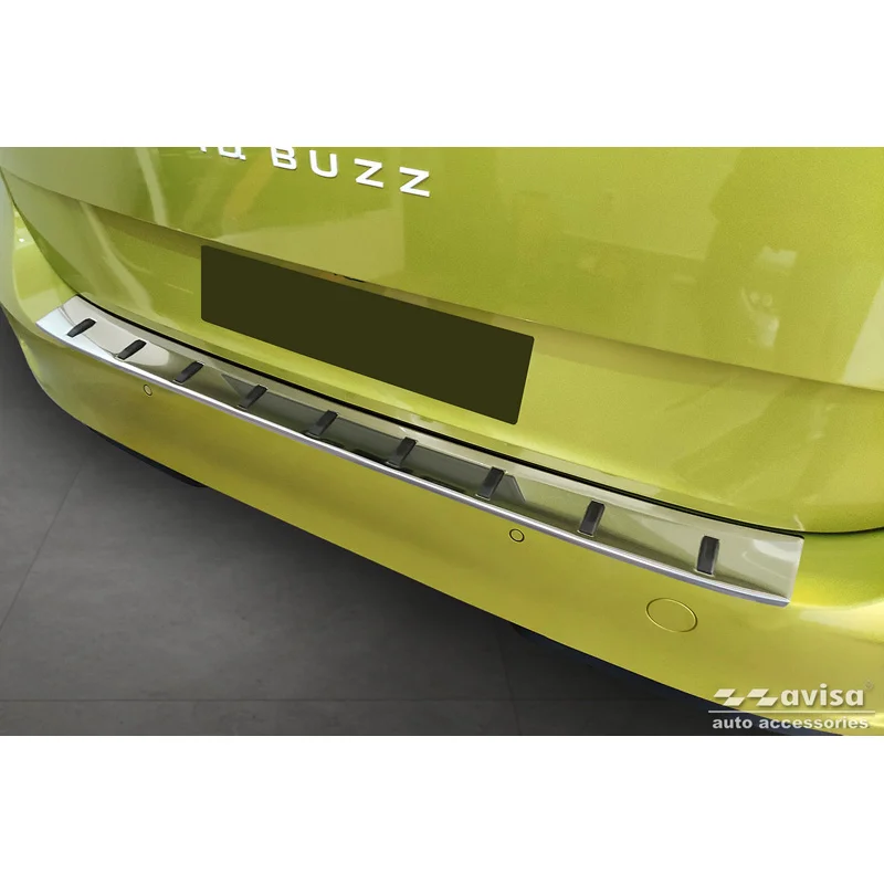 Avisa RVS Achterbumperprotector STRONG EDITION passend voor Volkswagen ID.Buzz + Cargo 2022- - Zilver