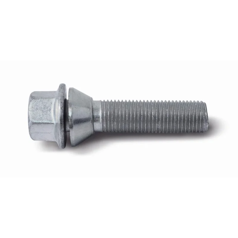H&R Wielbout konisch met beweegbare ring M14x1.50 - Lengte 37mm (Bv. passend voor BMW, Volvo)