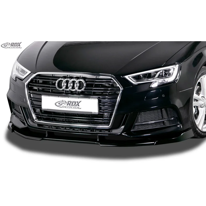 RDX Voorspoiler Vario-X passend voor Audi A3 (8V) S-Line/S3 Facelift 2016- 3-deurs/Sportback/Sedan/Cabrio (PU)