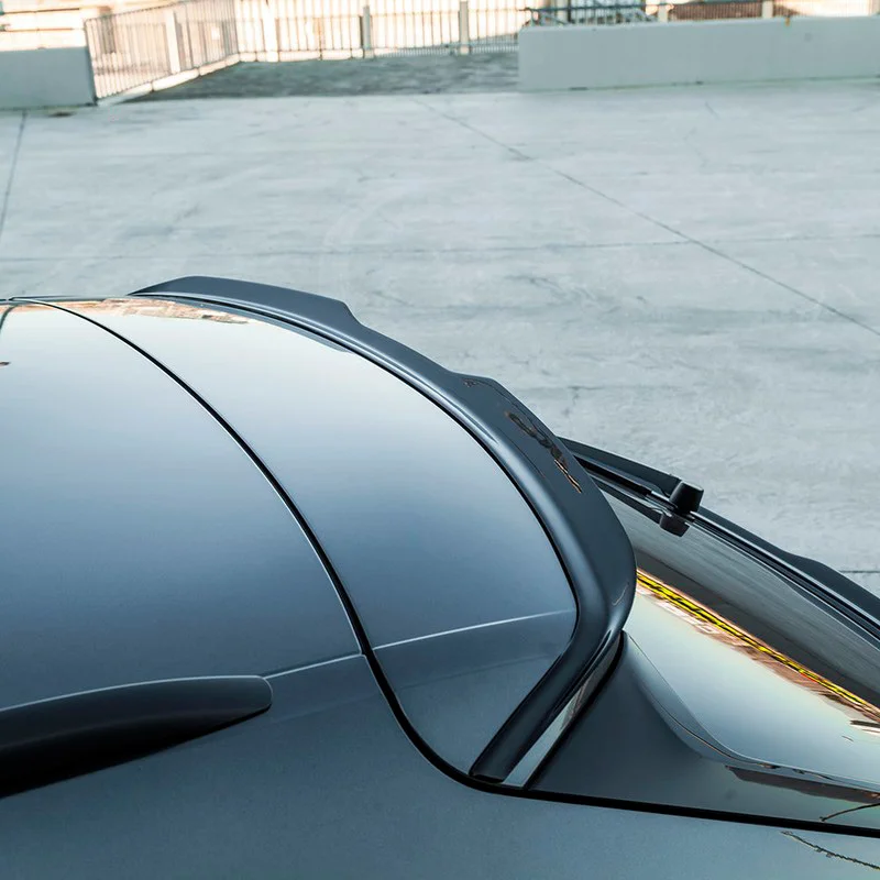 Oneway Dakspoiler (Cap) passend voor Audi A6 S-Line/S6 C8 Avant 2018- – Glanzend zwart