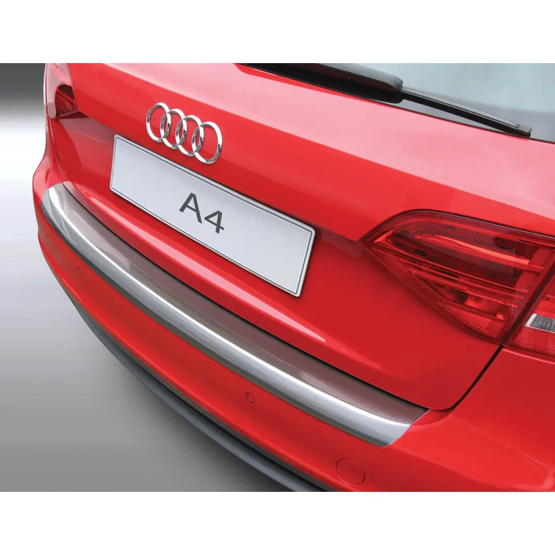 RGM ABS Achterbumper beschermlijst passend voor Audi A4 Avant 2008-2012 Zilver