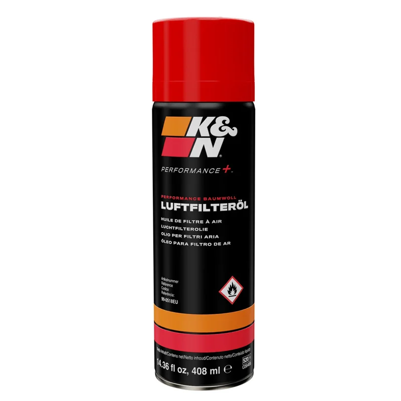 K&N Performance Cotton Filter Oil - Luchtfilterolie Spuitbus 408ml (99-0518EU)