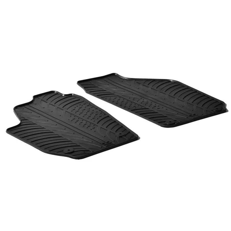Gledring Rubbermatten passend voor Skoda Roomster Practic 2007- (T profiel 2-delig)