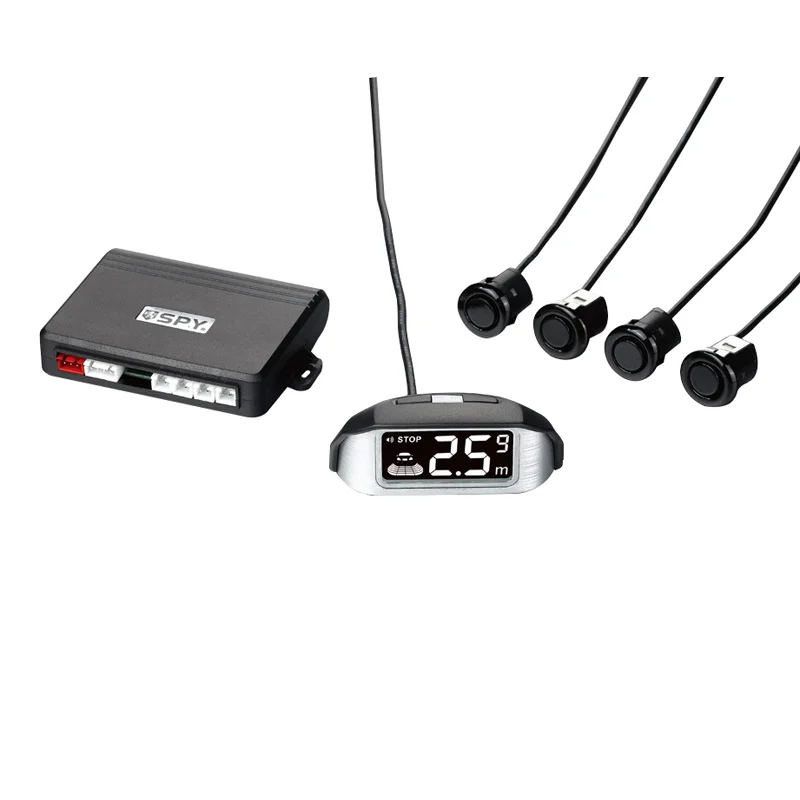 SPY Achteruitrijdradar draadloos met LCD display en 4 sensoren