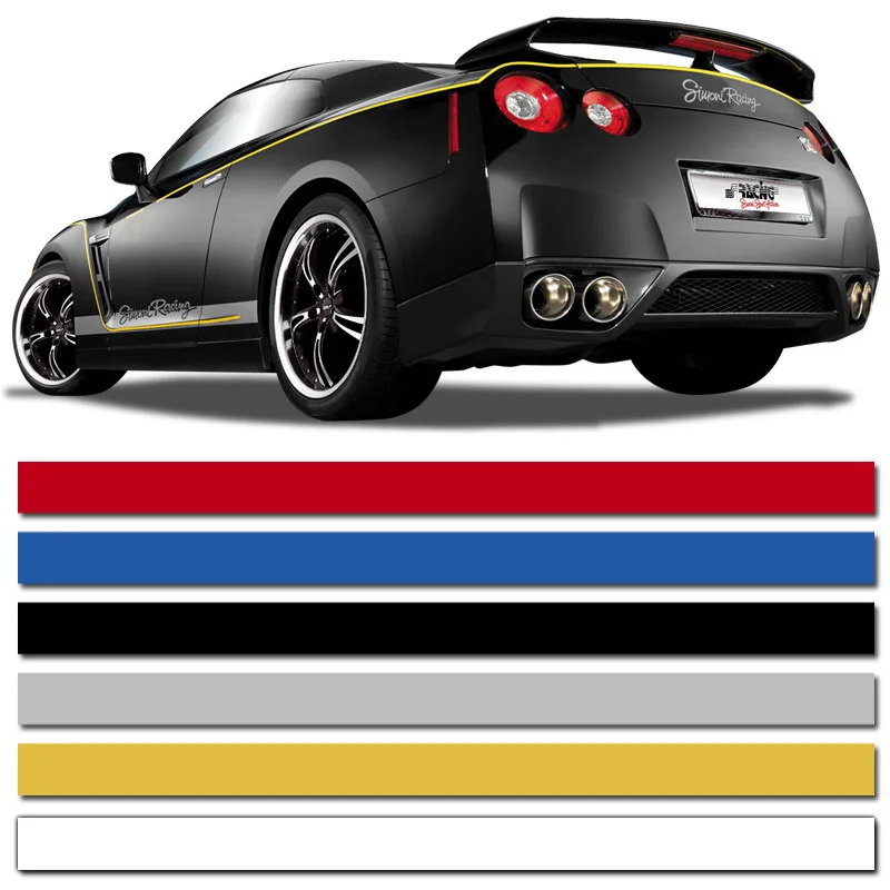 AutoStyle Universele zelfklevende striping AutoStripe Cool200 - Rood - 3mm x 975cm
