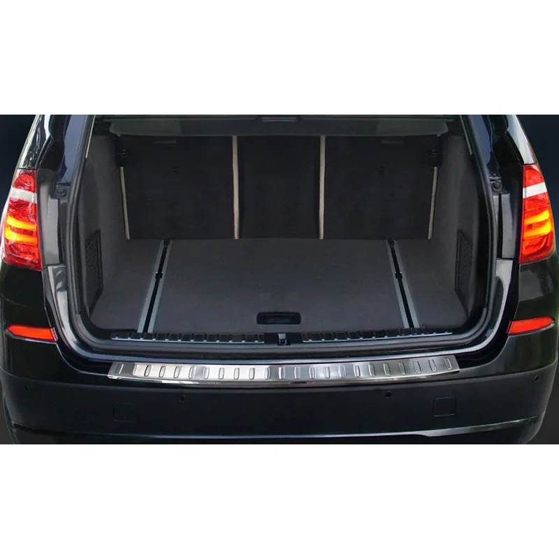 Avisa RVS Achterbumperprotector passend voor BMW X3 F25 Facelift 2014-2017 - Zilver