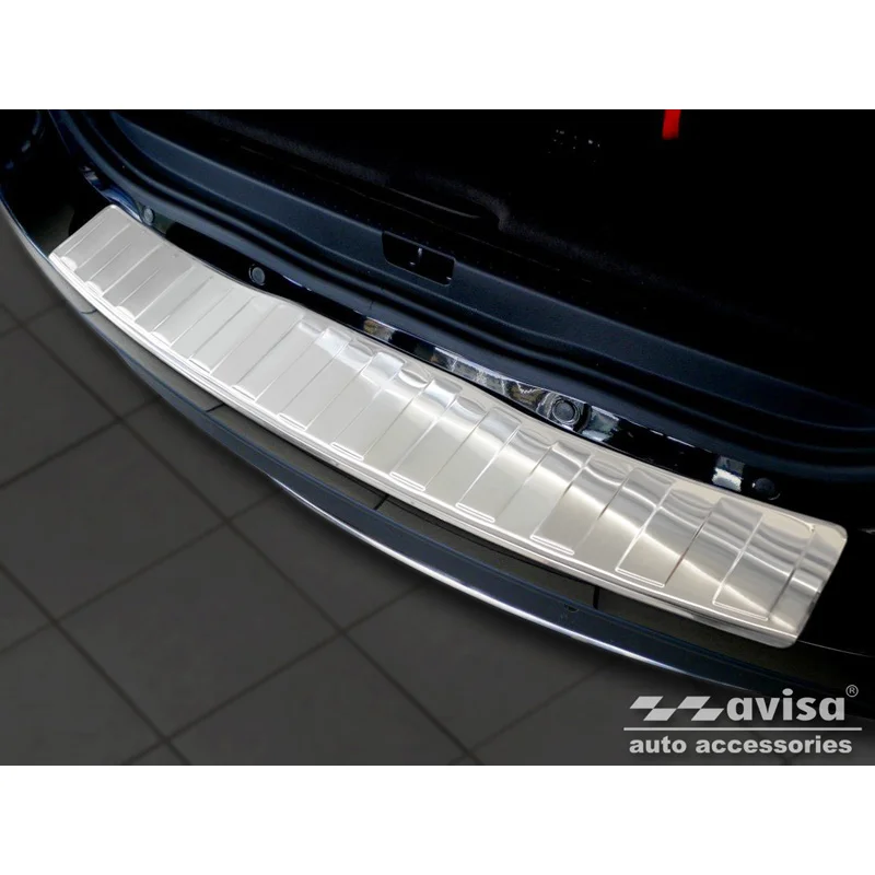 Avisa RVS Achterbumperprotector passend voor Renault Grand Scenic 2009-2013 & FL 2013-2016 - Zilver