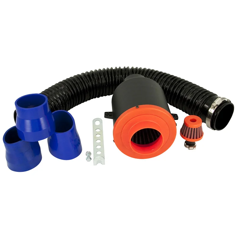AutoStyle Universeel Luchtfiltersysteem incl. 80cm Slang/Carterfilter/3 Adapters 55mm/63mm/70mm