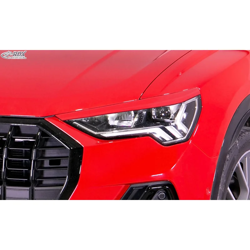 RDX Koplampspoilers passend voor Audi Q3 (F3) incl. Sportback 2019- (ABS)
