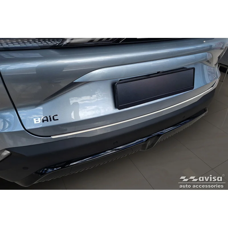 Avisa RVS Achterbumperprotector passend voor BAIC Beijing 5 (X55) II 2023- - Zilver