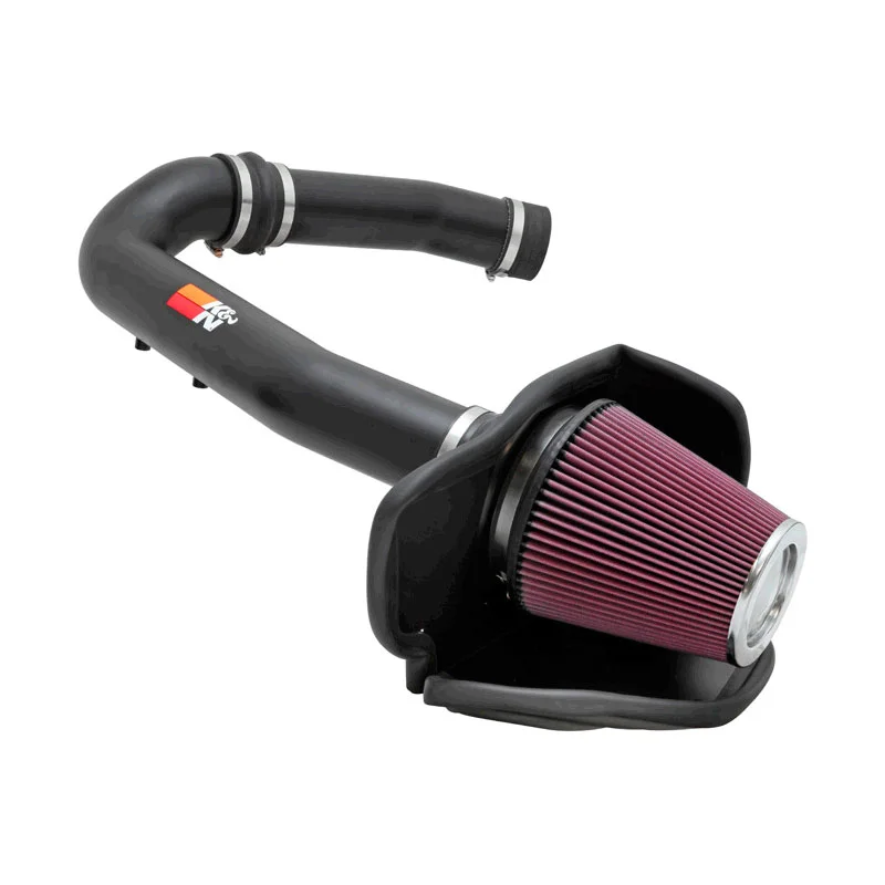 K&N High Performance Air Intake Kit passend voor Jeep Grand Cherokee & Dodge Durango 3.6L V6 2011-2015 - Zwart (77-1560)