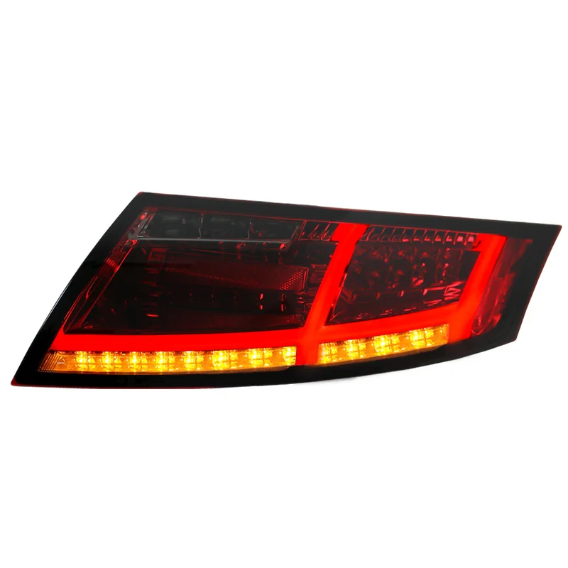 AutoStyle Set LED Achterlichten passend voor Audi TT 2006-2013 – Rood/Rookgrijs – incl. Dynamic Running Light
