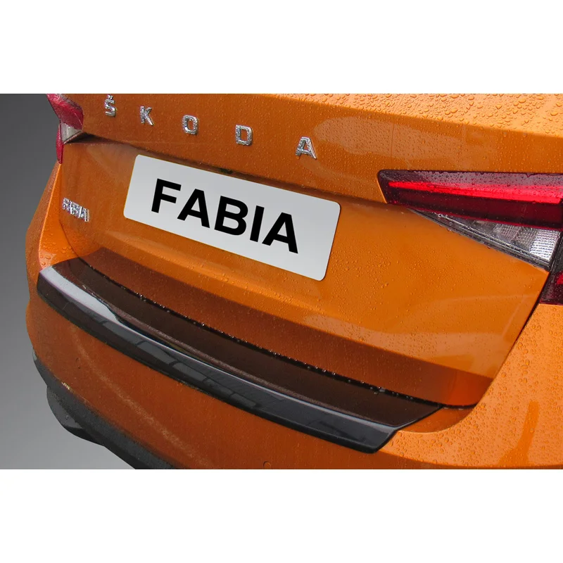 RGM ABS Achterbumper beschermlijst passend voor Skoda Fabia IV 5 deurs 2021- Zwart