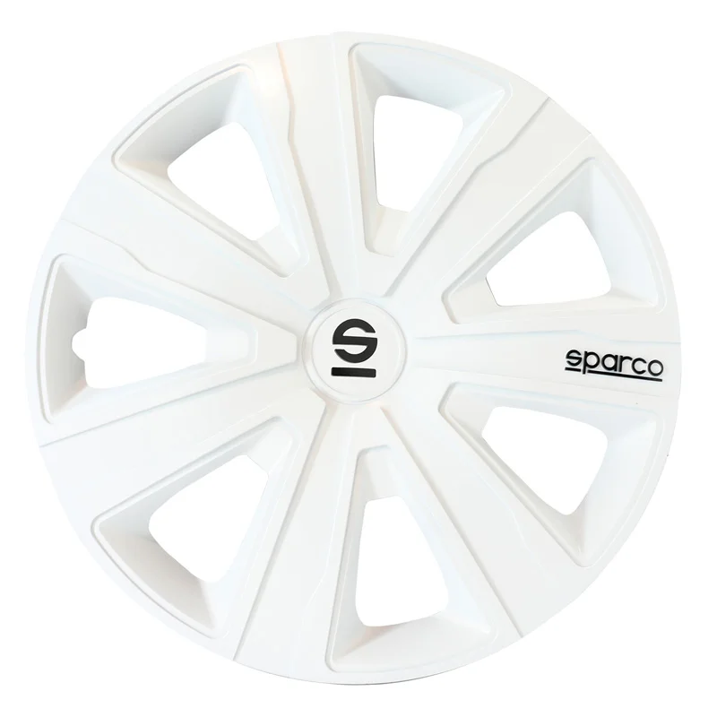 Sparco Wieldoppen Palermo - 14-inch - Wit - Set van 4 stuks