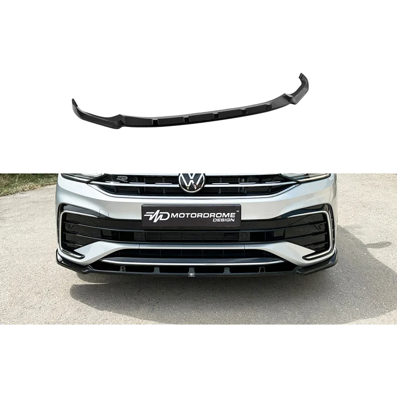 Motordrome Voorspoiler passend voor Volkswagen Tiguan II (AD1) R / R-Line Facelift 2020-2024 (ABS)