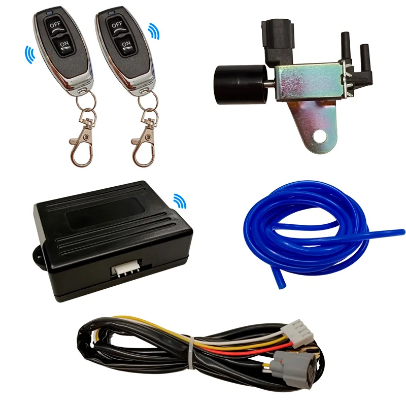 Simoni Racing Universele Accessoireset voor Vacuüm Uitlaatklepsysteem – Afstandsbediening & Kabelset